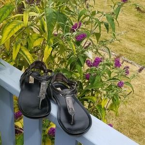 SIMPLY VERA VERA WANG Black Sandals sz 7